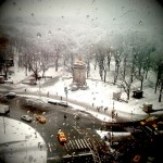 Columbus Circle in Winter